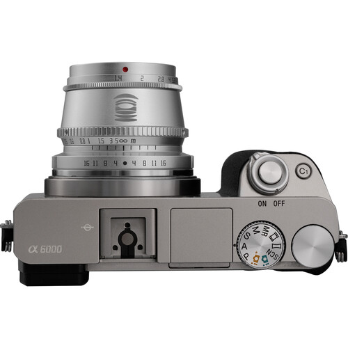 TTArtisan 35mm F1.4 Manual Focus Lens for Sony E Mount (SIlver) - Image 3