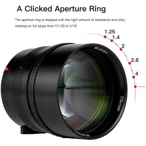 TTArtisan 90mm F/1.25 Manual Focus Lens for Leica L (Black) - Image 20