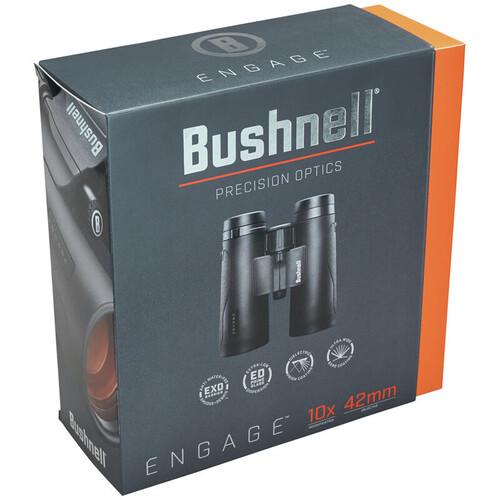 Bushnell 10×50 ENGAGE ROOF PRISM, ED, FMC, UWB, Binocular (Black) - Image 7