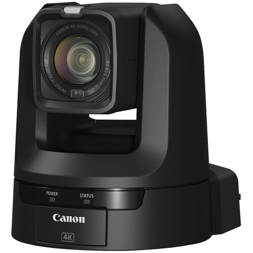 Canon CR-N100 4K NDI PTZ Camera with 20x Zoom (Satin Black) - Image 3