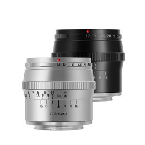 TTArtisan 50mm f/1.2 Manual Focus Lens for Fujifilm X (Silver)