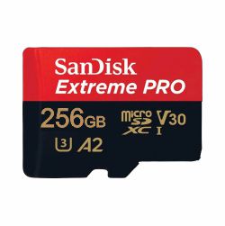 SanDisk 256GB Extreme PRO 200MB/s UHS-I microSDXC Memory Card