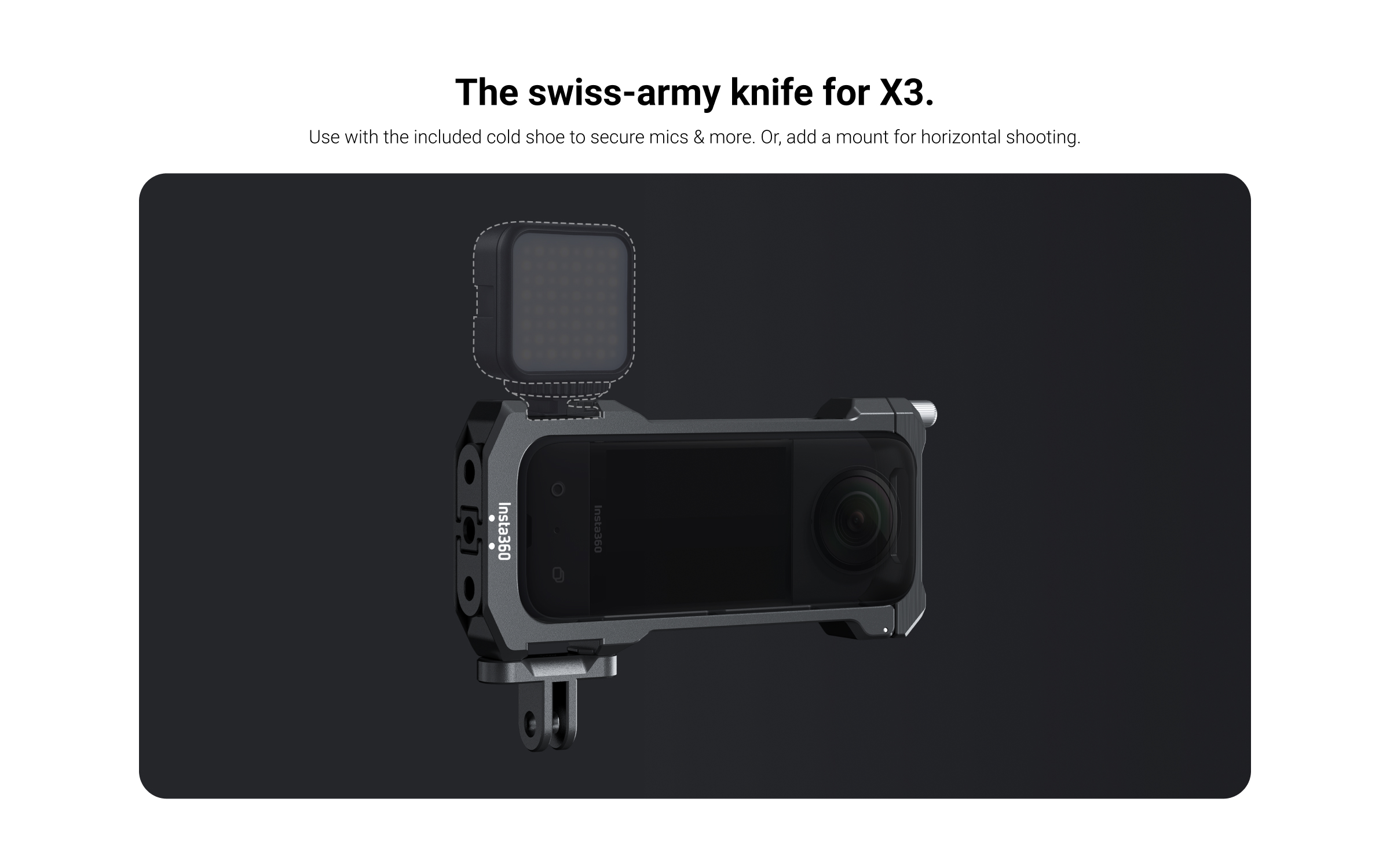 Insta360 Utility Frame for X3 360° Camera - Image 4
