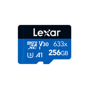 Lexar 633x 256GB microSDHC/microSDXC UHS-I Blue Series Card