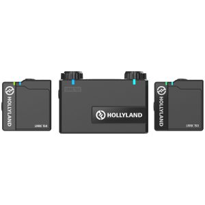 Hollyland LARK 150 2-Person Compact Digital Wireless Microphone System (2.4 GHz, Black)