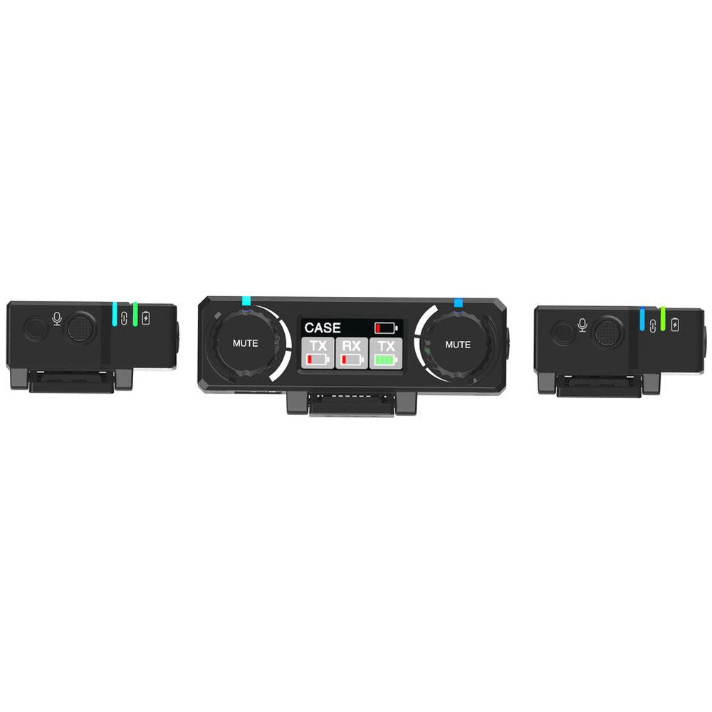 Hollyland LARK 150 2-Person Compact Digital Wireless Microphone System (2.4 GHz, Black) - Image 2