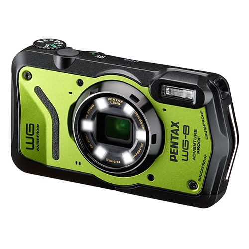 Pentax WG-8 4K Rugged Waterproof Camera (Green) - Image 2