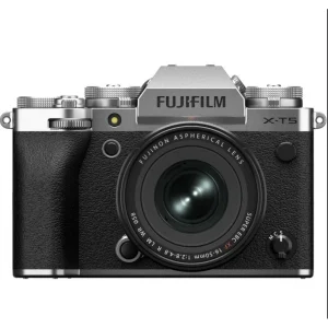 FUJIFILM X-T5 Mirrorless Camera with XF16-50mmF2.8-4.8 R LM WR Lens Kit (Silver)