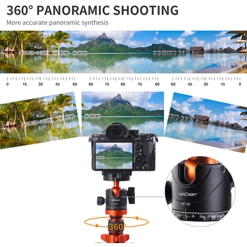 K&F Concept SA254M2 Specialist DSLR Tripod - Monopod Conversion - KF09-089V1 - Image 5