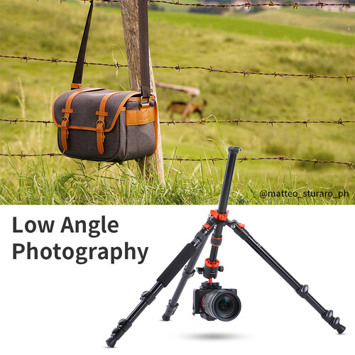 K&F Concept SA254M2 Specialist DSLR Tripod - Monopod Conversion - KF09-089V1 - Image 4