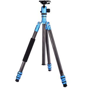 Jenova PRO.J Carbon Fibre Tripod 25kg Capacity - Mono Conversion-Blue 35851BL