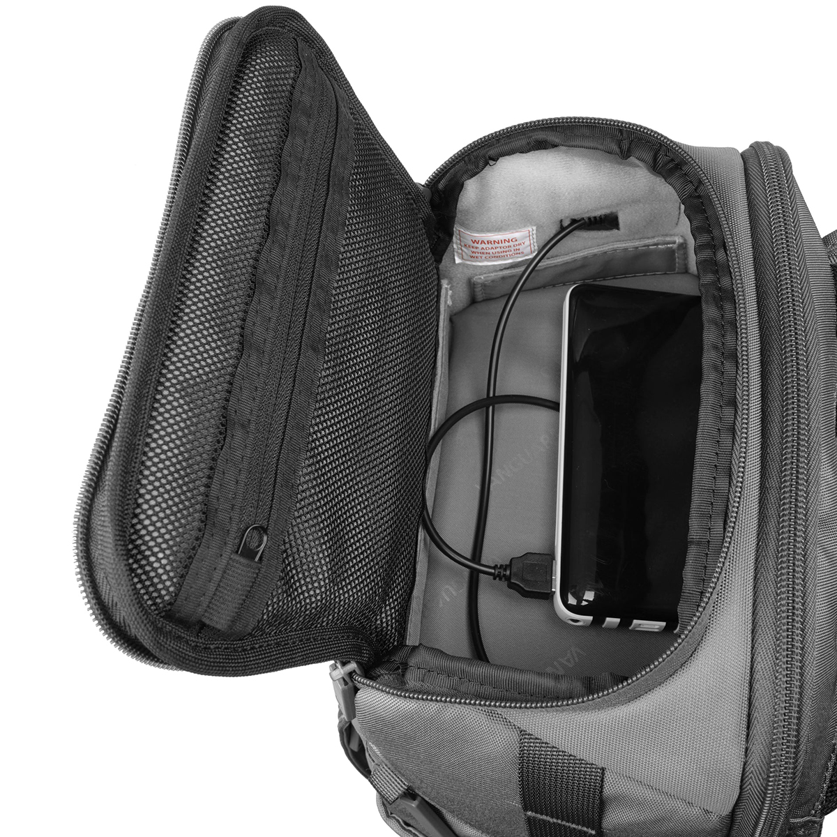 Vanguard Mochila VEO Adaptor S46 Black Modern Camera Backpack w/ USB Port - Image 14