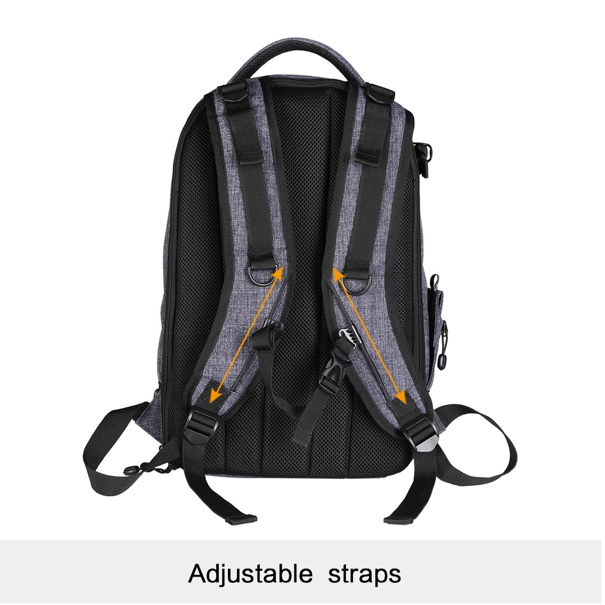 K&F Concept DSLR Camera Backpack for Travel Outdoor Photography - KF13-044v8 - Image 3