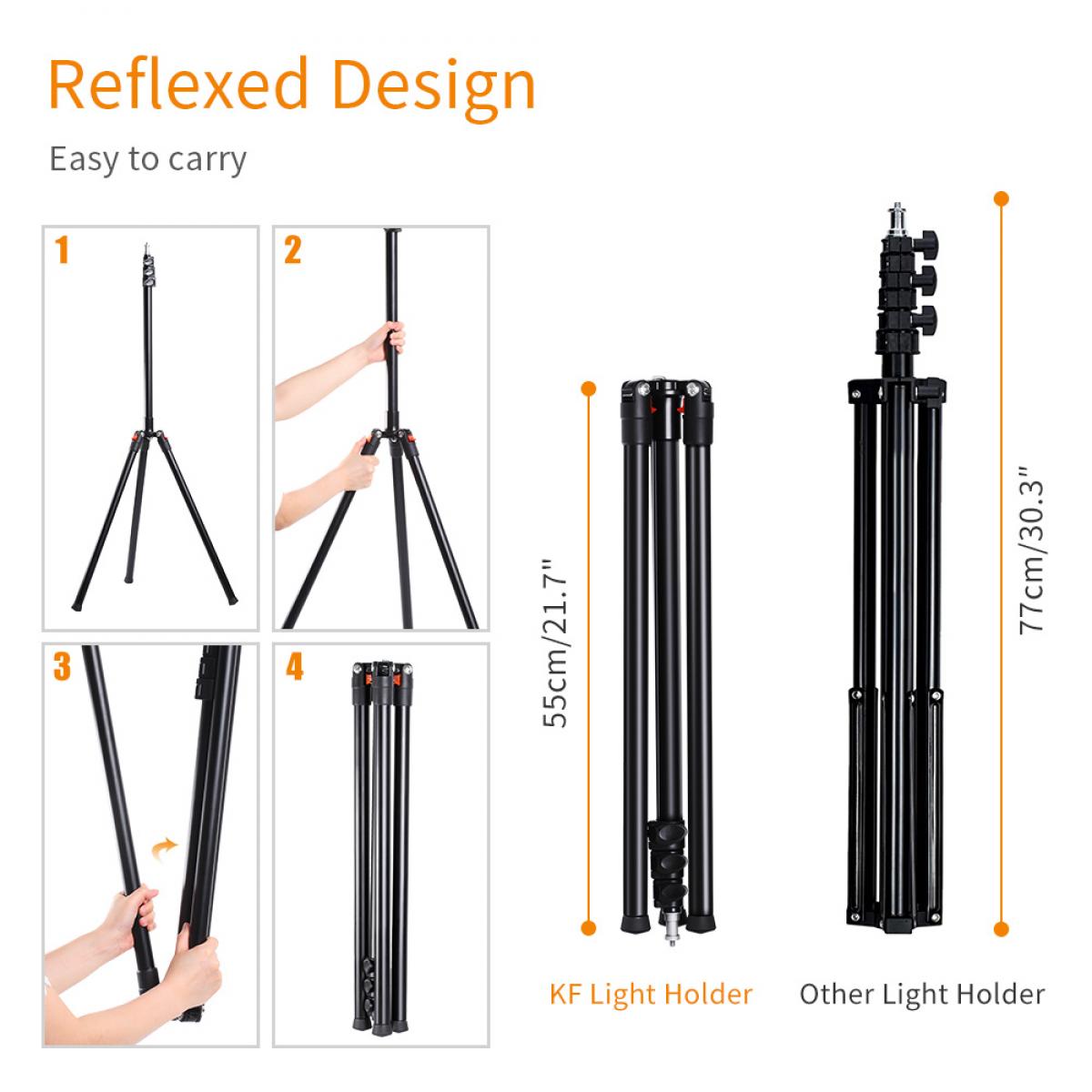 K&F Concept 2,2 meter Heavy Duty Professional Light Stand - KF34-009V1 - Image 5