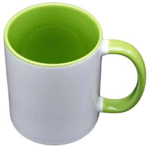 Lime Green Two Tone Mug