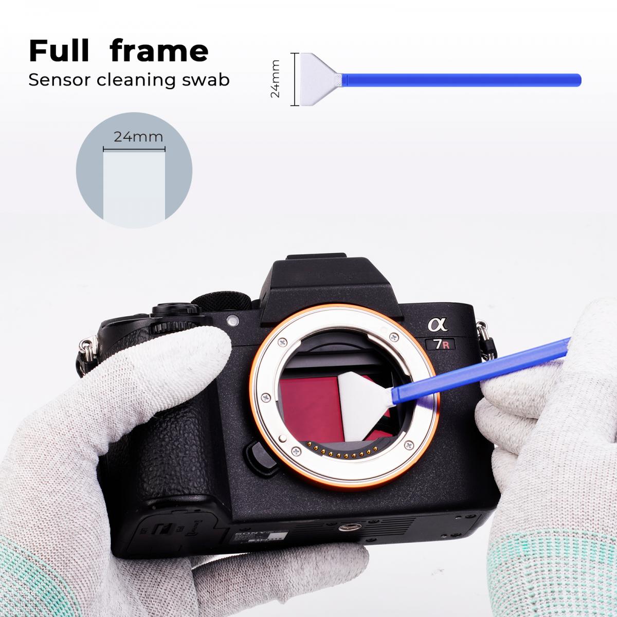 K&F 10 X 24mm Sensor Cleaning Swabs for Full Frame DSLR or Mirrorless - SKU-1698 - Image 6