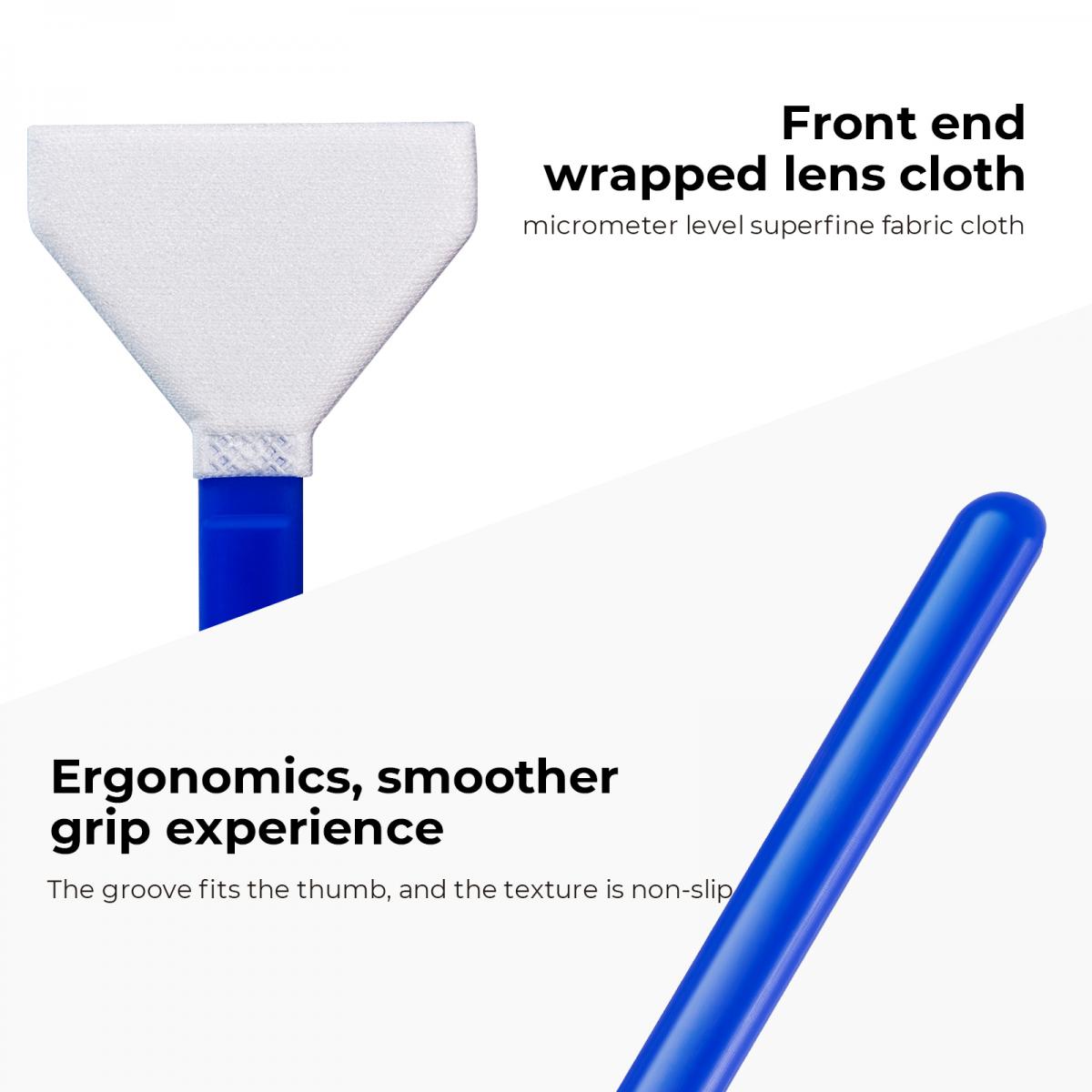 K&F 10 X 24mm Sensor Cleaning Swabs for Full Frame DSLR or Mirrorless - SKU-1698 - Image 3
