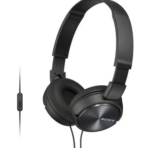 Sony MDR-ZX310AP Folding Aux Headphones with Mic (Black)