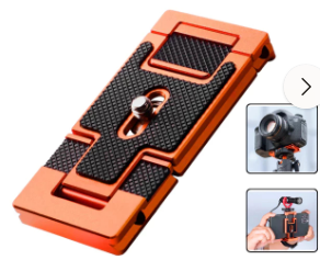 K&F Magic-Plate 2-in-1 Quick Release Plate for Cameras & Smartphones