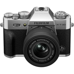 Fujifilm X-T30 III Mirrorless Camera Silver With 13-33mm F/3.5-6.3 Lens Black
