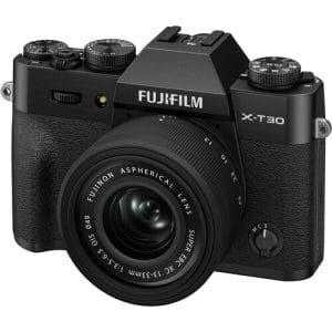 Fujifilm X-T30 III Mirrorless Camera Body With 13-33mm F/3.5-6.3 Lens Black