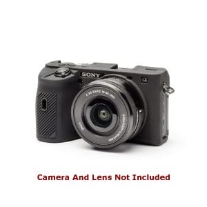 easyCover PRO Silicone Camera Case for Sony A6600 - Black - ECSA6600B