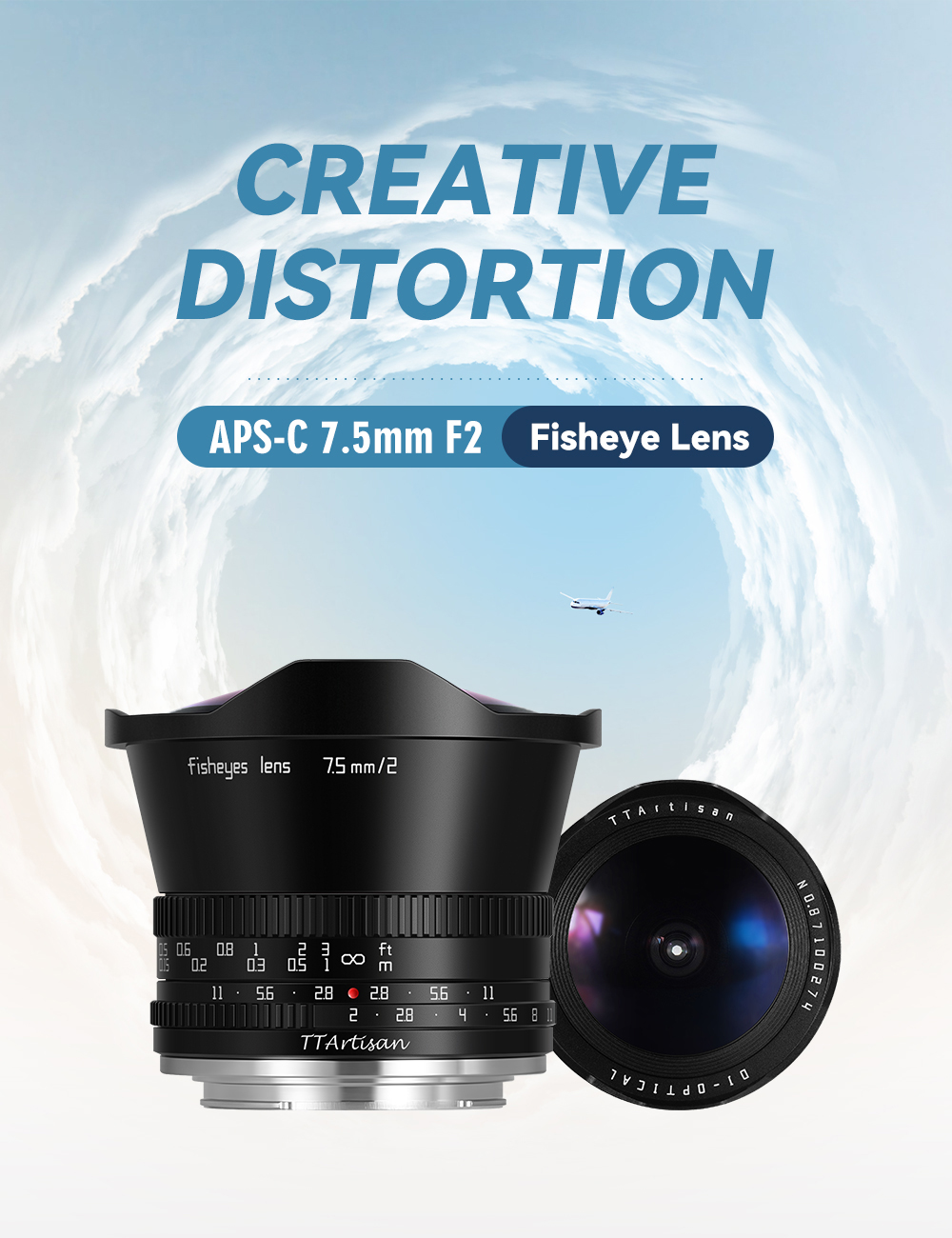 TTArtisan 7.5mm F2 Fisheye Manual Focus Lens for Fujifilm X Mount - Image 2