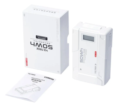 Viltrox V-Mount 50Wh Lithium V-Lock Battery with PD45W Fast Charging - Image 4