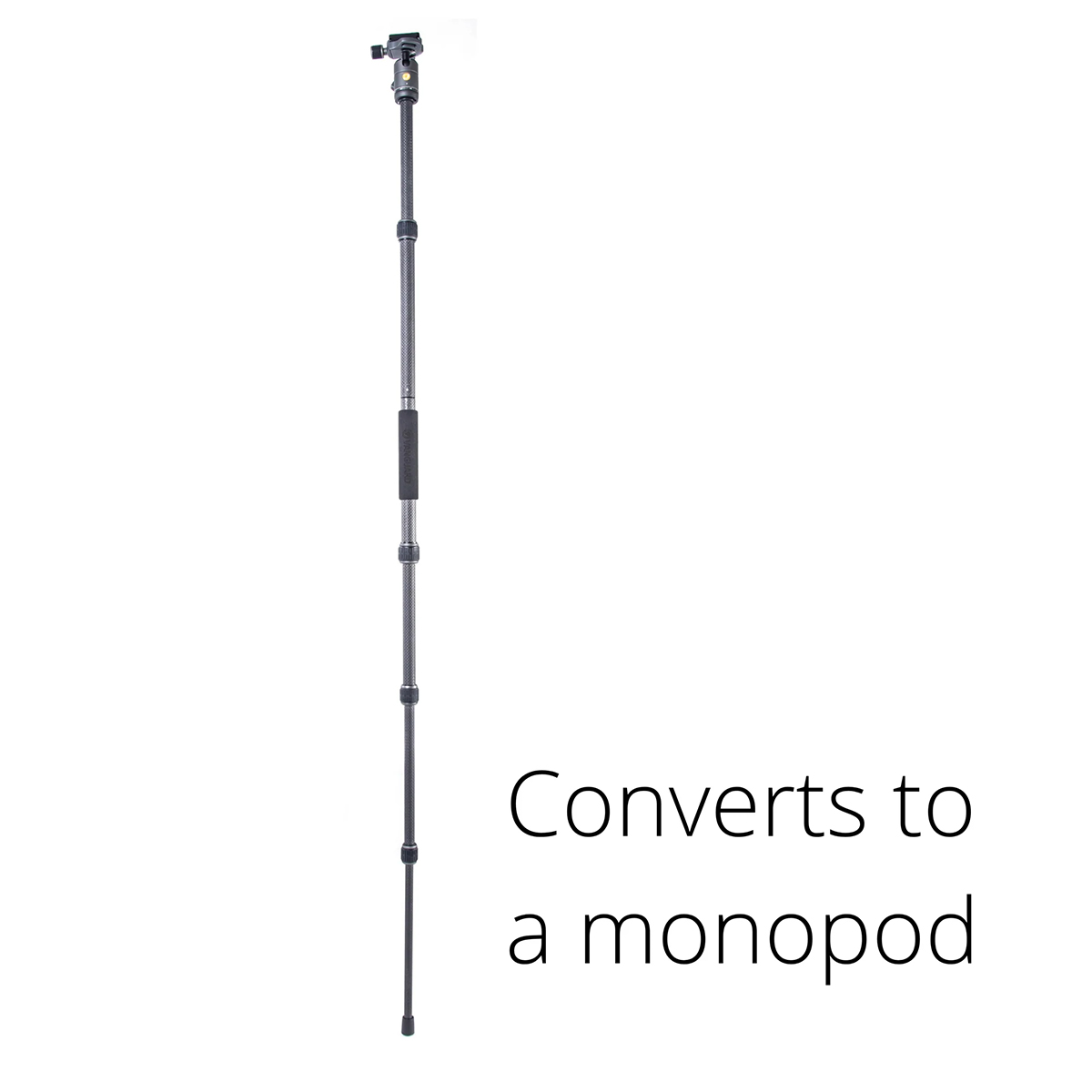 Vanguard Veo 3GO 204CB Ultra-Light Carbon Travel Tripod With Monopod Leg - Image 4