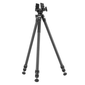 Vanguard Endeavor L 303CGM Carbon Fibre Hunting/Shooting Tripod with GM-65 Rifle/Gun Clamp (10kg Load Capacity)