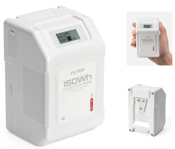 Viltrox BP-V150 V-Mount Lithium Battery with 65W PD Fast Charging - Image 5