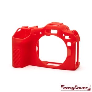 easyCover PRO Silicon Protective Camera Case for Canon R8 Red - ECCR8R