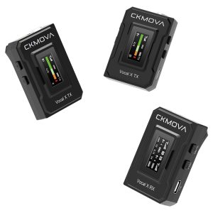 CKMOVA Dual Channel Wireless Mic System, 2 Transmitters, 1 Receiver - VOCAL-XV2