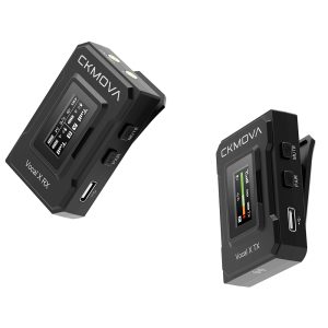 CKMOVA Dual Channel Wireless Mic System, 1 Transmitter, 1 Receiver -VOCAL-XV1