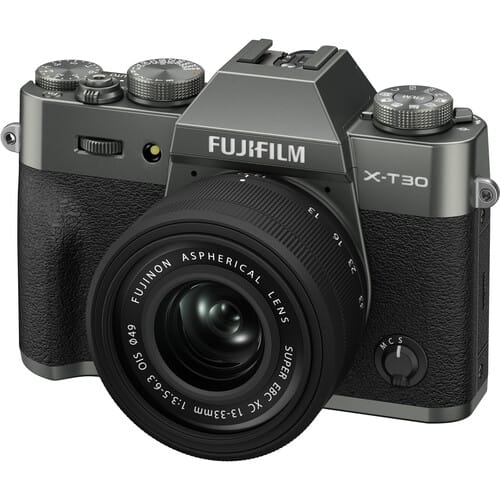 FUJIFILM X-T30 III Mirrorless Camera with XC13-33mmF3.5-6.3 OIS WR Lens Kit (Charcoal Silver)