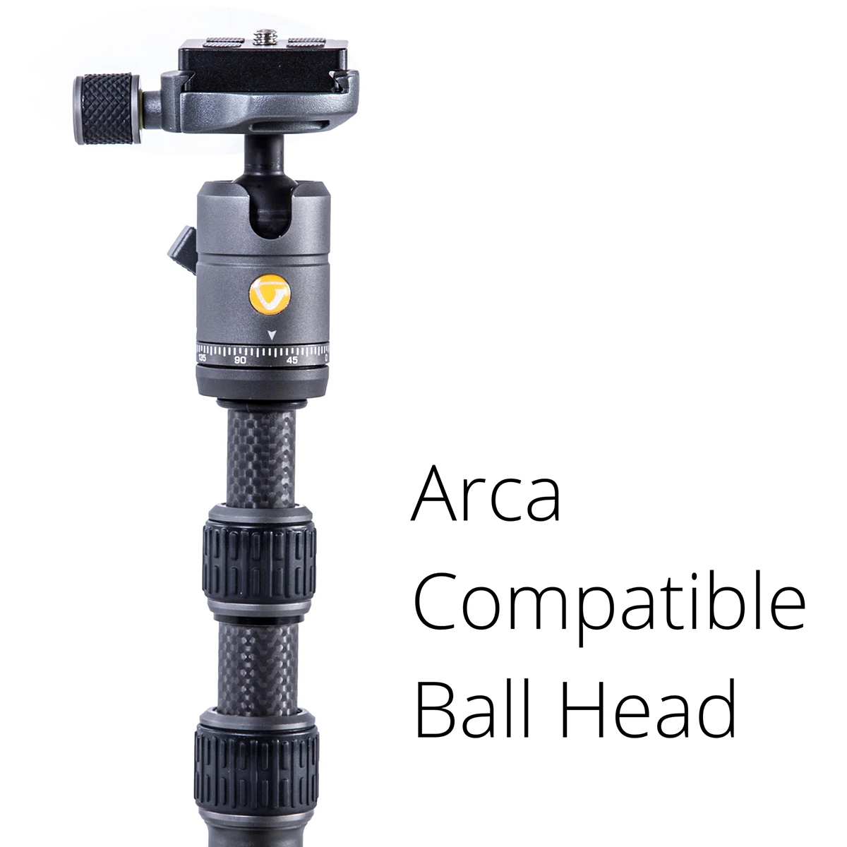 Vanguard Veo 3GO 204CB Ultra-Light Carbon Travel Tripod With Monopod Leg - Image 10