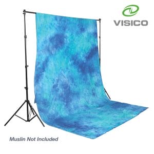 Visico PRO 2,6m (H) X 3m (W) Compact Studio Aluminium Backdrop Stand VS-B808C