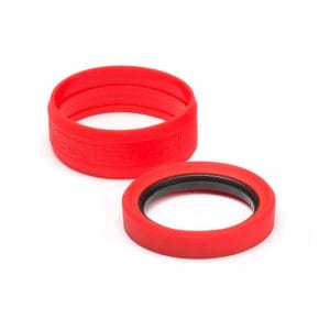 easyCover PRO 52mm Lens Silicon Rim/Ring & Bumper Protectors Red - ECLR52R