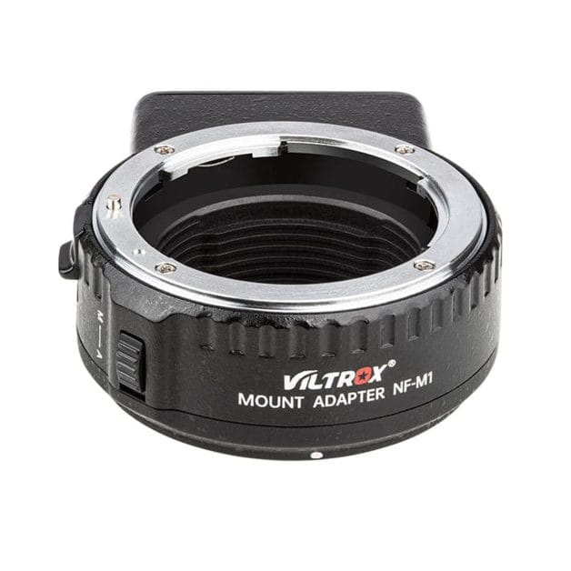 Viltrox AF Adapter for Nikon F Lenses to M4/3 Olympus and Panasonic VL-NF-M1