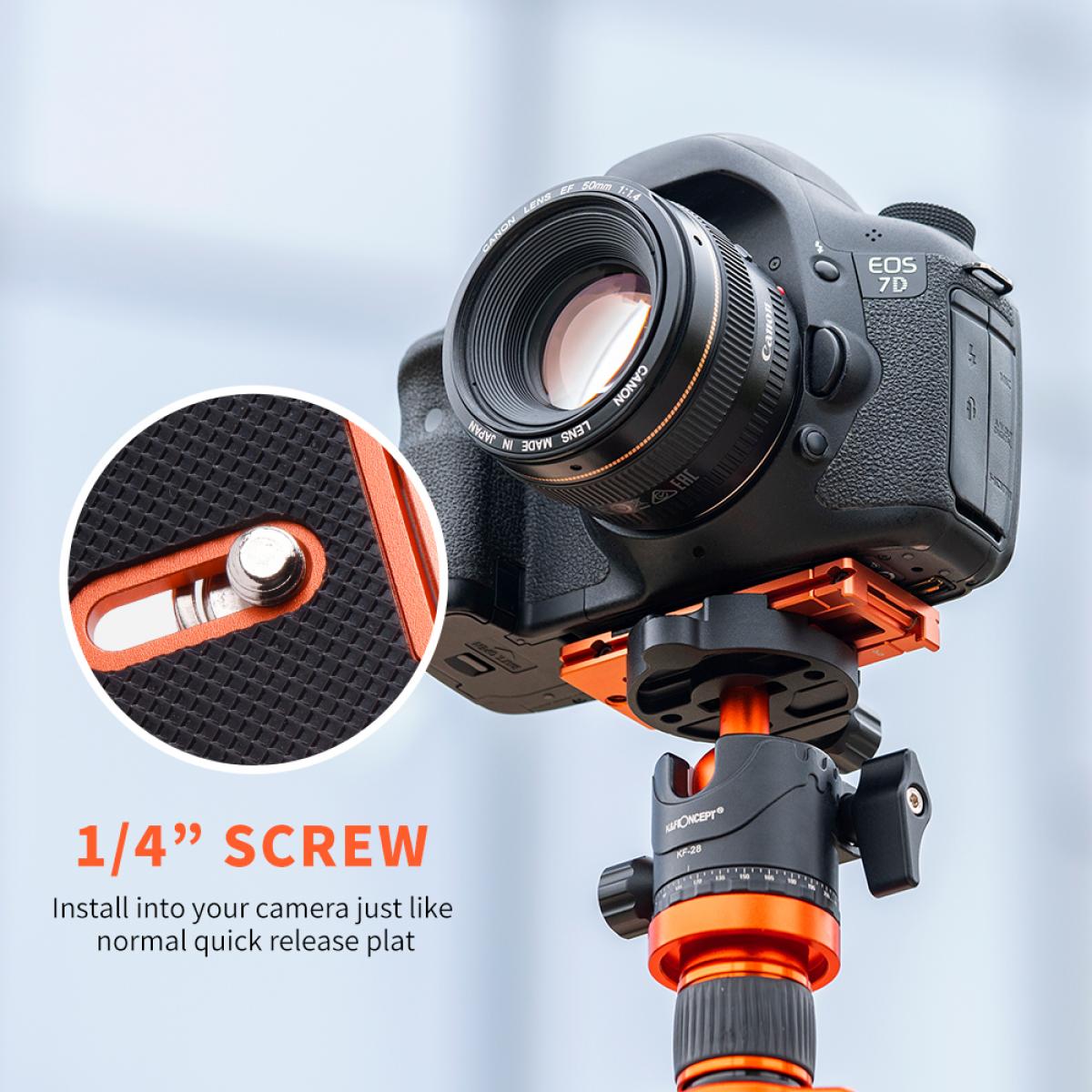 K&F Concept universal quick release plate, Arca Swiss compatible - KF31-027 - Image 3