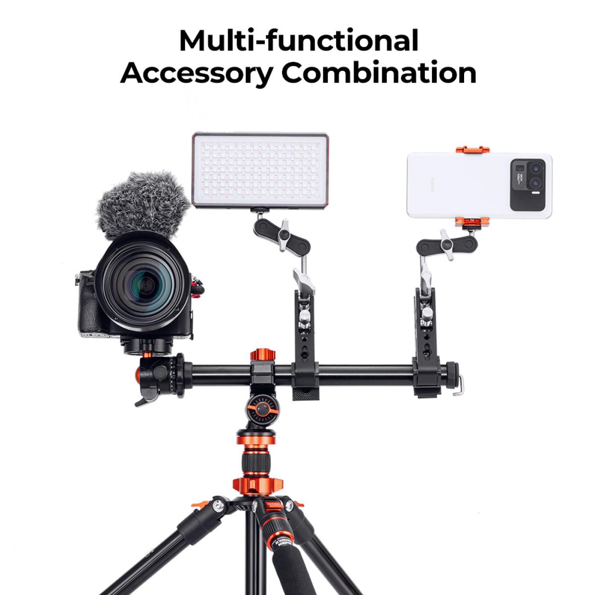 K&F Rotatable Multi-Angle Magnesium Alloy Tripod Column with Locking System - Image 3