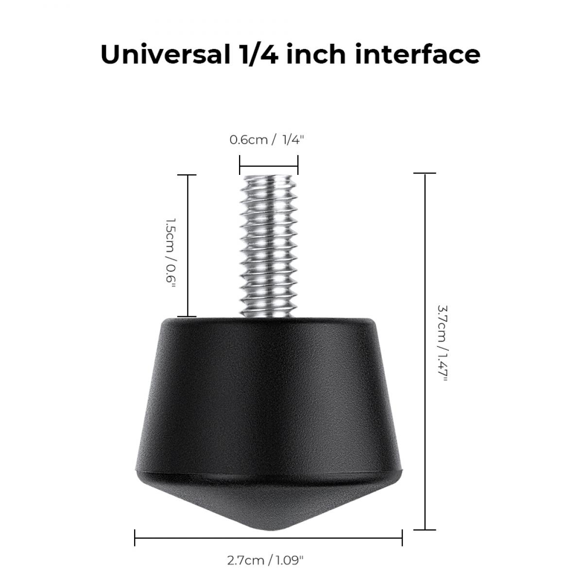 K&F Concept Universal 3 Piece Anti-Slip Rubber Tripod Feet Replacements KF31.050 - Image 5