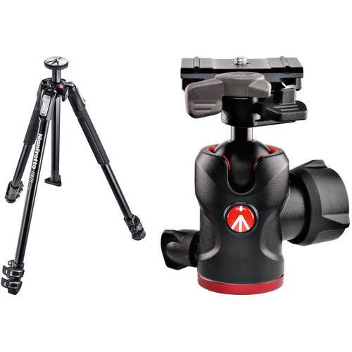 Manfrotto 190 XPRO3 Aluminium 3-Section Tripod Kit with Ball Head