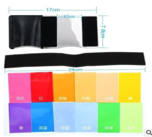 E-Photo PRO Set of 12 Professional Colour Speedlite Gels with pouch-EPHK154 - Image 3