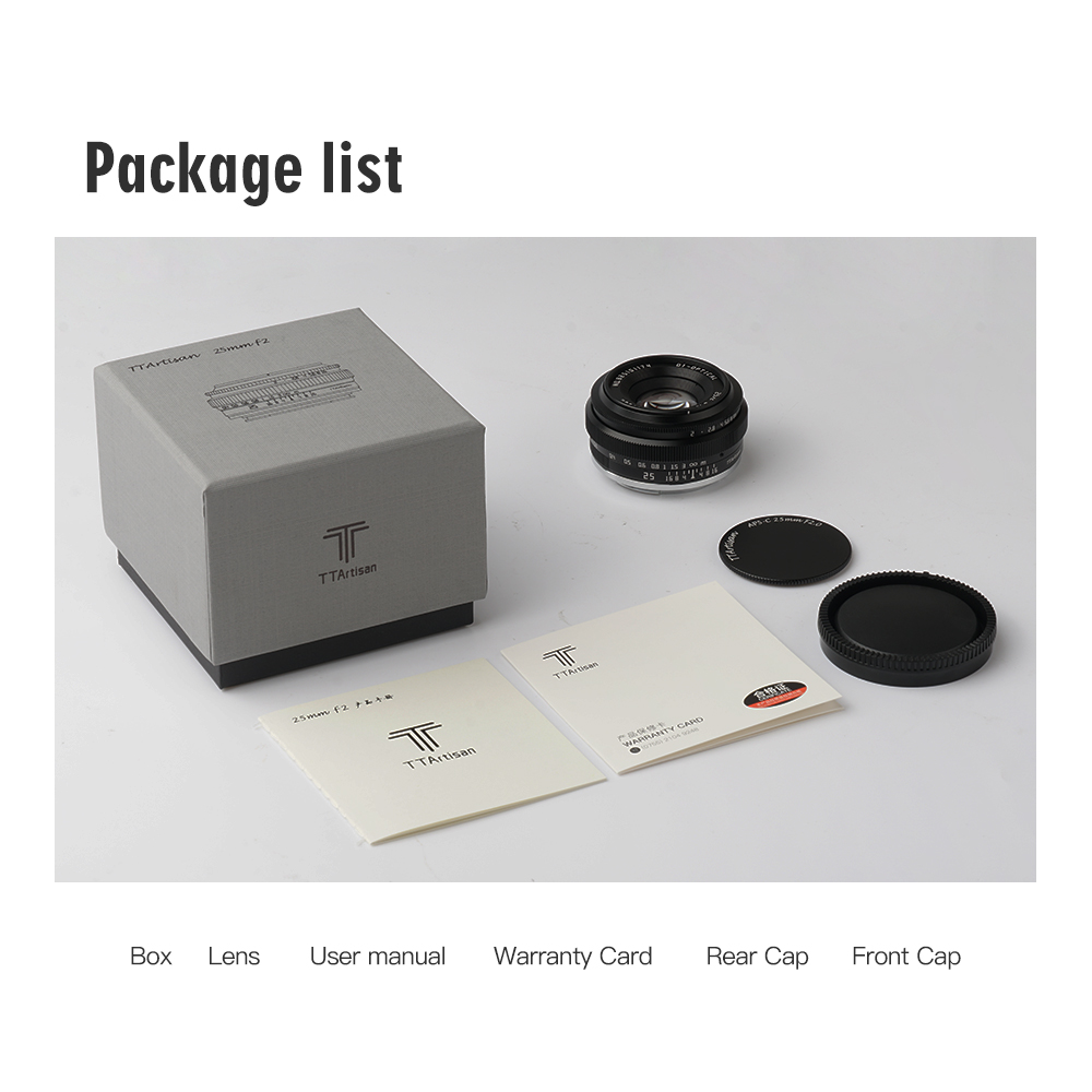 TTArtisan 25mm f/2 Manual Focus Lens for Canon RF Mount - Image 2