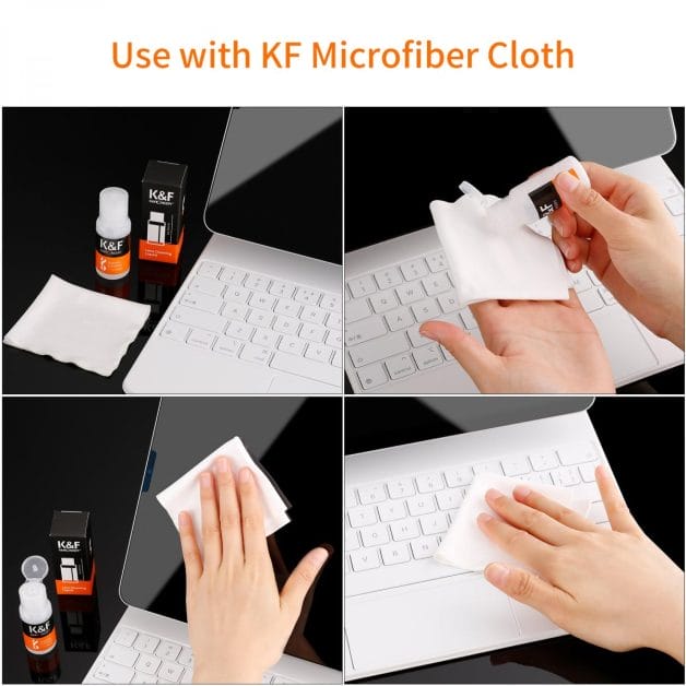 K&F Concept 10 Pack 20ml Cleaning Liquid for Lenses, Sensors, Glasses etc. - Image 7