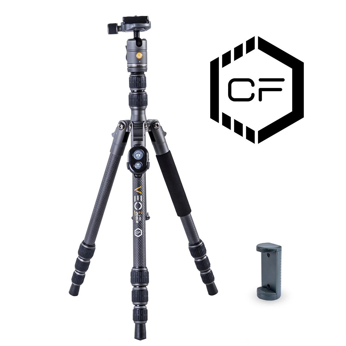 Vanguard Veo 3GO 204CB Ultra-Light Carbon Travel Tripod With Monopod Leg - Image 2