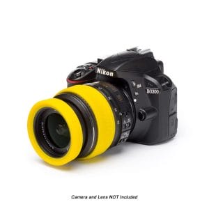 easyCover PRO 72mm Lens Silicon Rim/Ring & Bumper Protectors Yellow - ECLR72Y