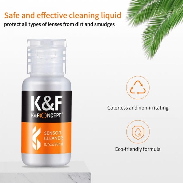 K&F Concept 10 Pack 20ml Cleaning Liquid for Lenses, Sensors, Glasses etc. - Image 3