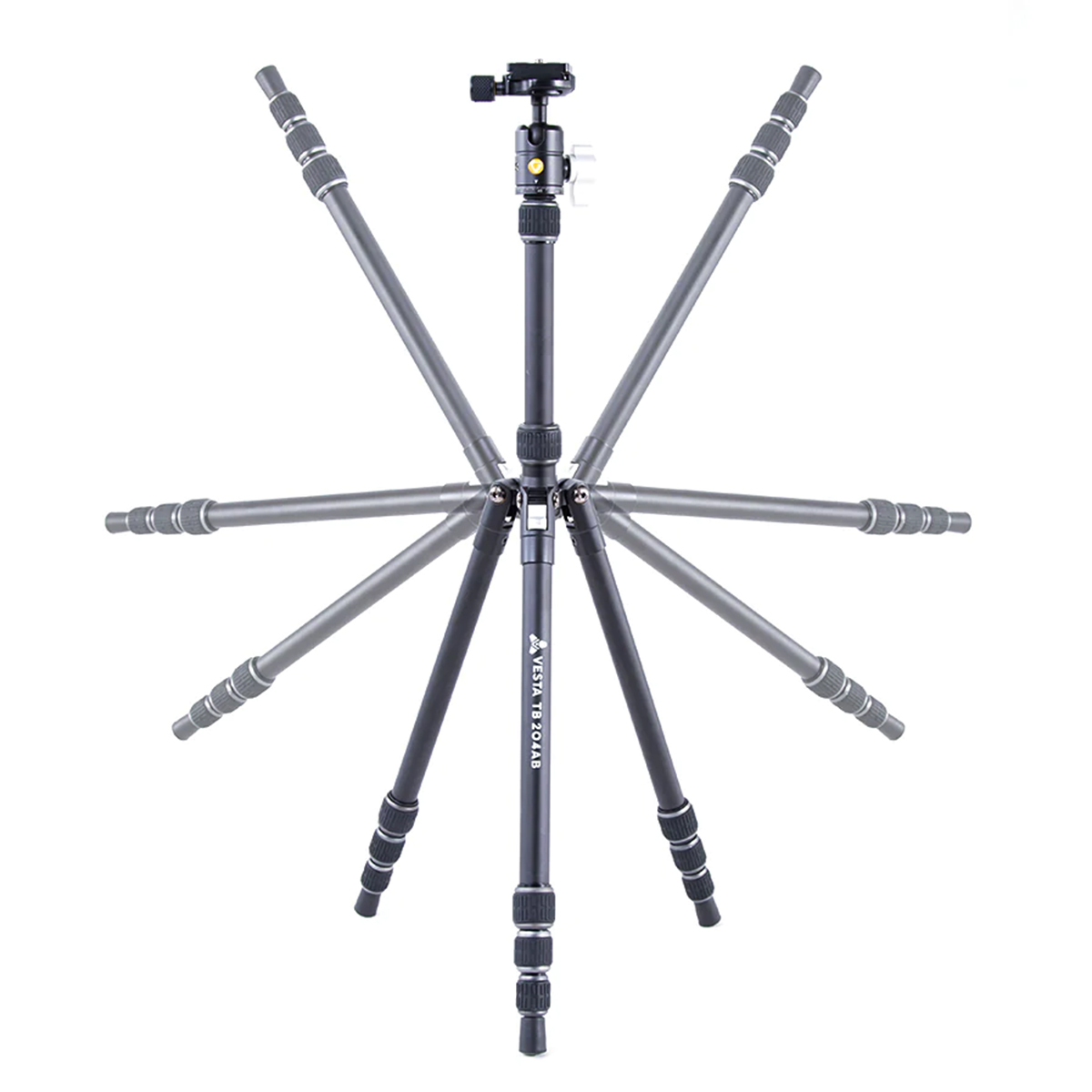 Vanguard Vesta TB 204AB Alu Travel Tripod with Arca Swiss T- 46 Ball Head - Image 8